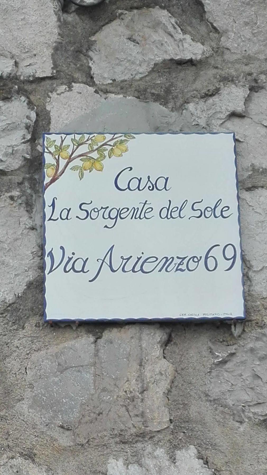 Appartement La Sorgente Del Sole à Positano Extérieur photo